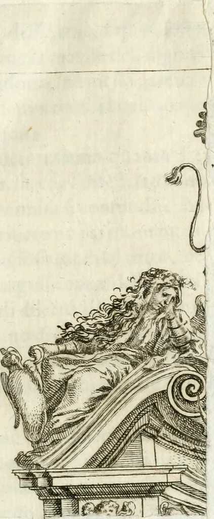 An illustration from Eseqvie reali alla Catt. Maestà del rè d. Filippo IV. celebrate in Milano alli 17. decembre 1665 per ordine dell'eccellentissimò signore il sig. d. Lvigi de Guzman Ponze de Leon ... in esecuzione del comandamento dell'avgvstissima reina Maria Anna nostra signora, 1665, leaf 20