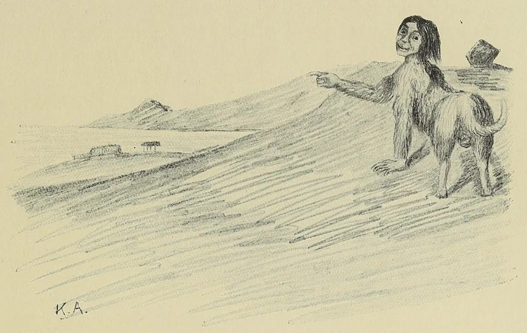An illustration from Eskimo folk-tales, 1921, leaf 111