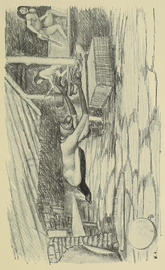An illustration from Eskimo folk-tales, 1921, leaf 133