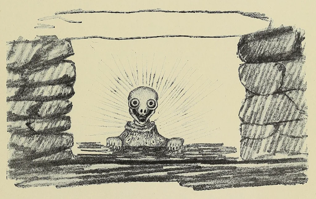 An illustration from Eskimo folk-tales, 1921, leaf 169