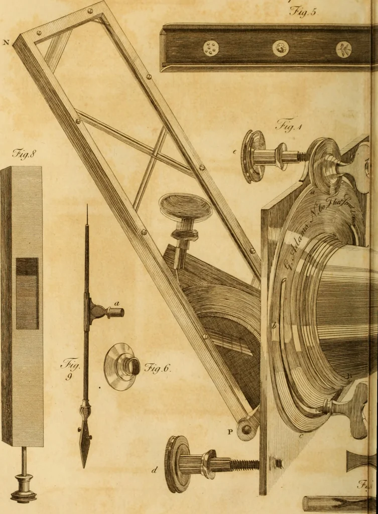 An illustration from Essays on the microscope : containing a practical description of the most improved microscopes : a general history of insects : illustrated with thirty-two folio plates (2nd ed. / with considerable additions and improvements by Frederick Kanmacher), 1798, leaf 771