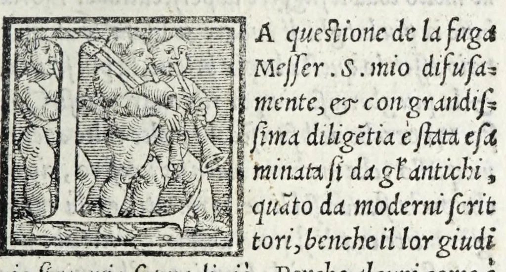 An illustration from Esortatione al martirio, 1552, leaf 31