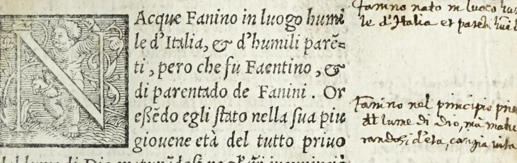 An illustration from Esortatione al martirio, 1552, leaf 99