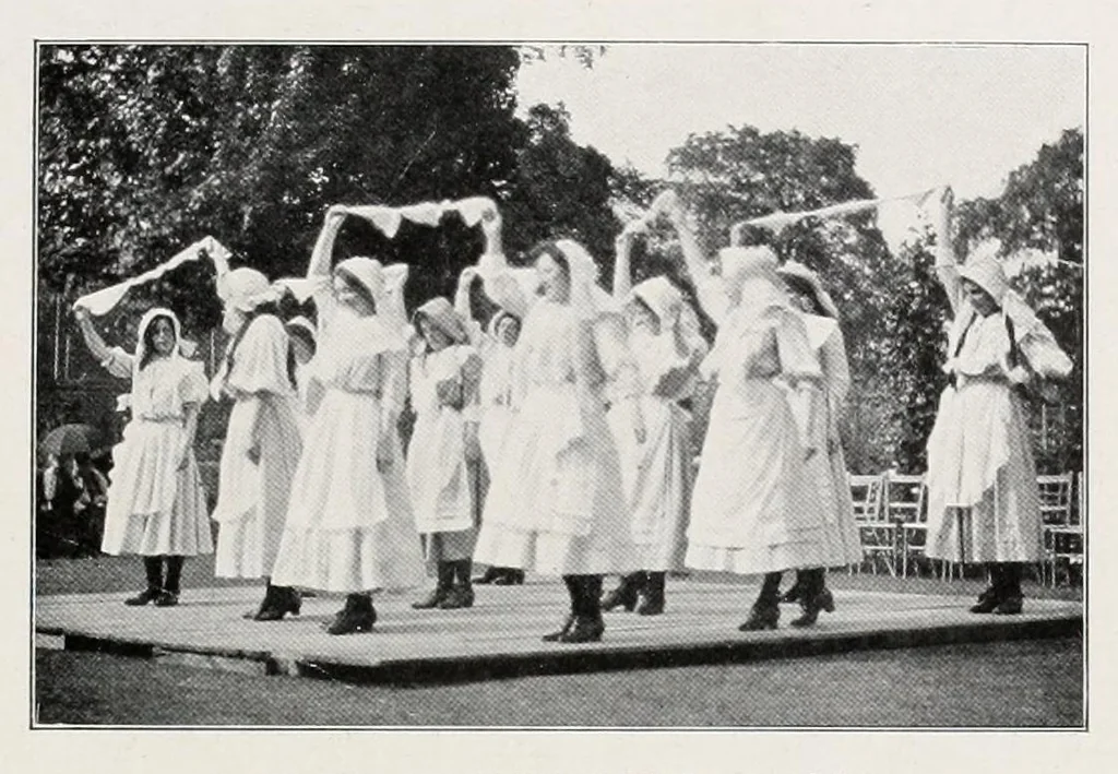 An illustration from The Esperance Morris Book, 1910, leaf 19