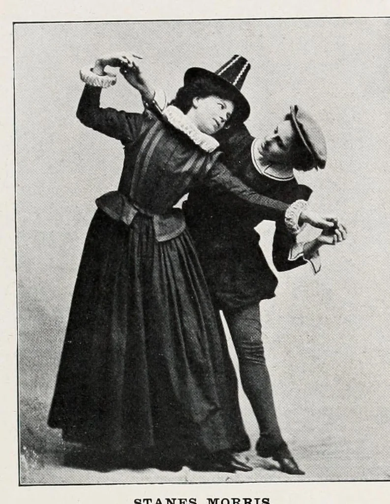 An illustration from The Esperance Morris Book, 1910, leaf 91
