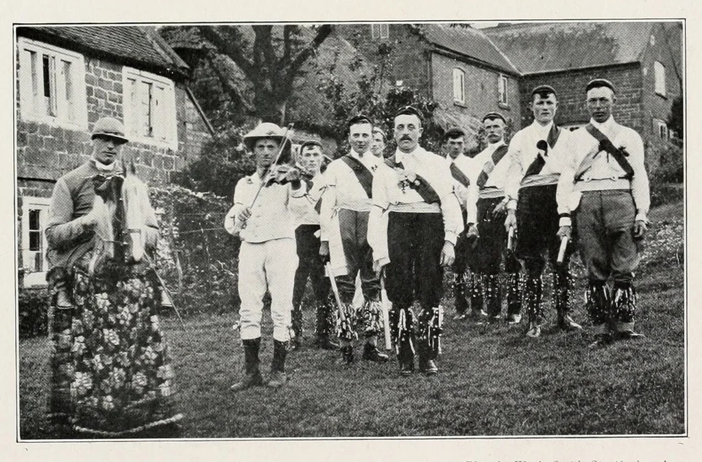 An illustration from The Esperance Morris Book, 1910, leaf 13
