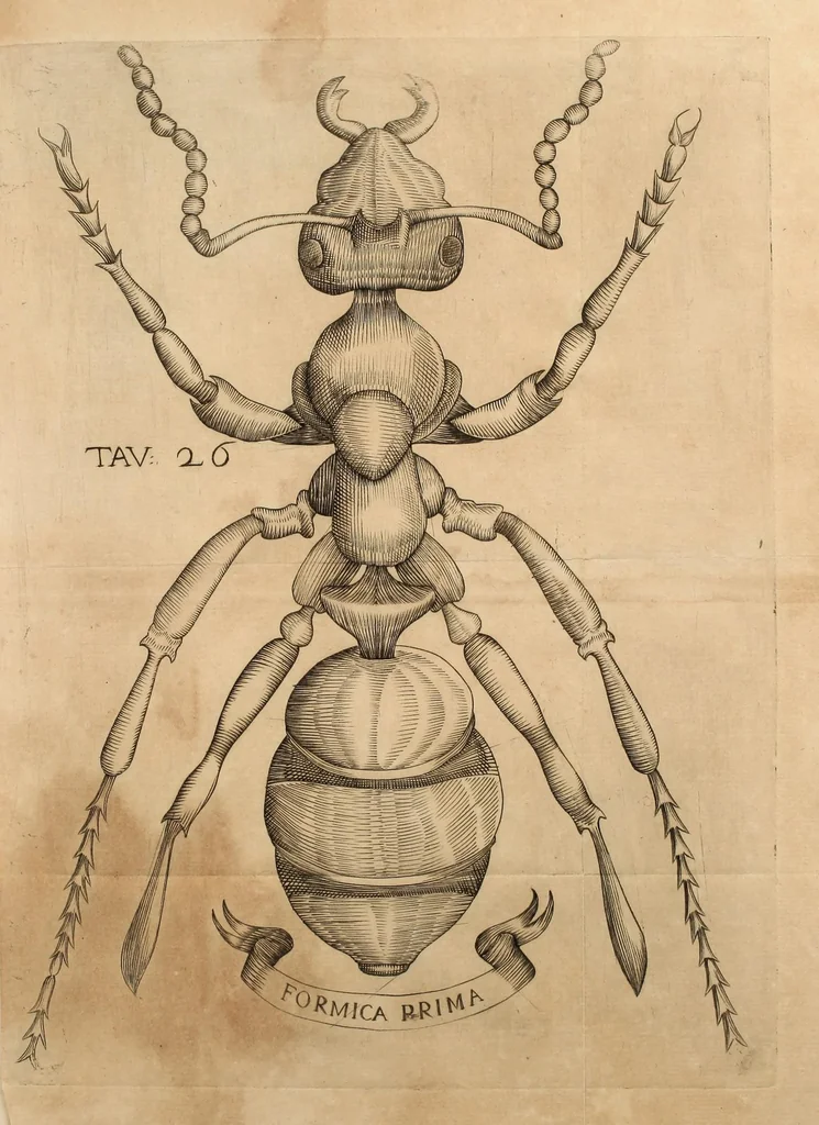 An illustration from Esperienze intorno alla generazione degl' insetti, 1668, leaf 273