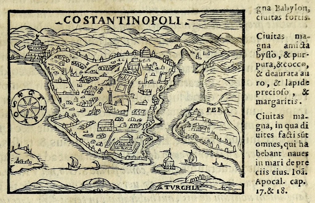 An illustration from Espositione dell'XI. et XII. cap. del IIII. lib. d'Esdra : sopra gli accidenti passati, presenti, & futuri della reuolutione del grande & tremendo imperio dell'aquila, quarta, & ultima monarchia nel mondo, 1571, leaf 115