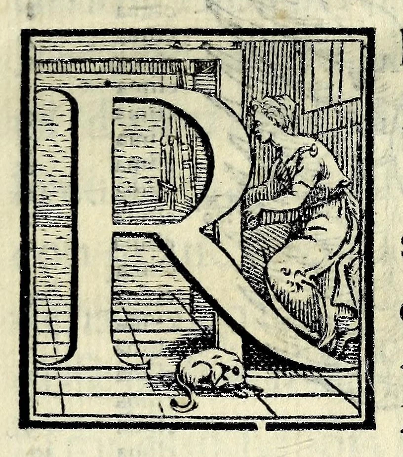 An illustration from Espositione dell'XI. et XII. cap. del IIII. lib. d'Esdra : sopra gli accidenti passati, presenti, & futuri della reuolutione del grande & tremendo imperio dell'aquila, quarta, & ultima monarchia nel mondo, 1571, leaf 7