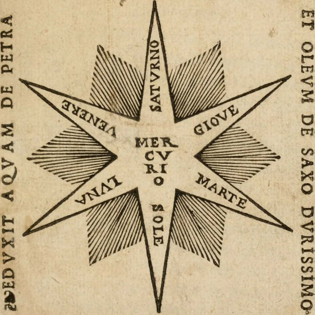 An illustration from Espositione di Giovanbattista Agnello Venetiano sopra un libro intitolato Apocalypsis spiritus secreti, 1566, leaf 6