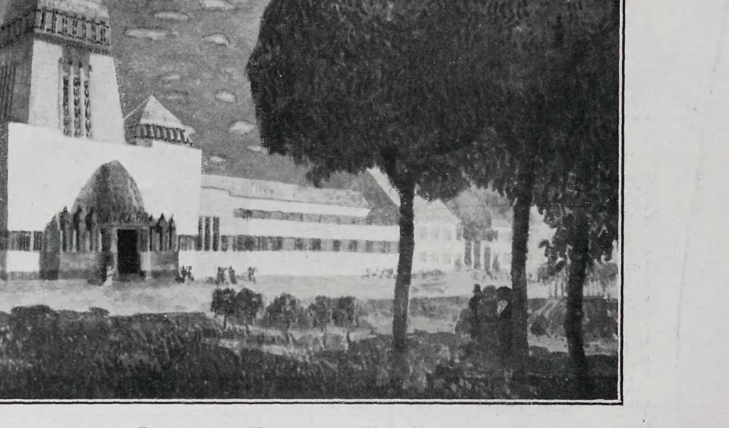 An illustration from Le Esposizioni del 1911 : Torino, Roma, Firenze, 1911, leaf 161
