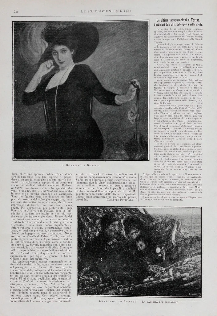 An illustration from Le Esposizioni del 1911 : Torino, Roma, Firenze, 1911, leaf 296