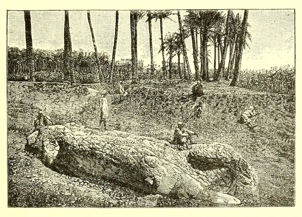 An illustration from Essais sur l'art égyptien, 1912, leaf 213
