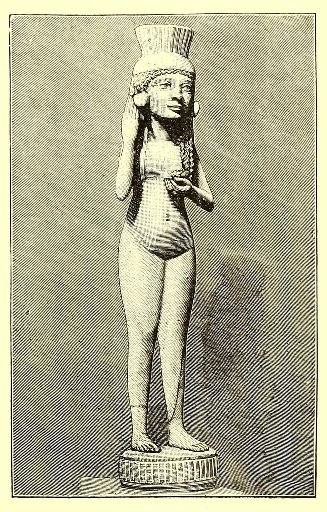 An illustration from Essais sur l'art égyptien, 1912, leaf 277