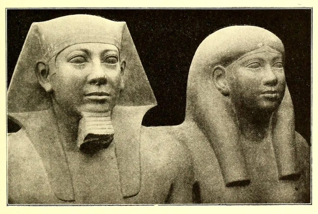 An illustration from Essais sur l'art égyptien, 1912, leaf 51