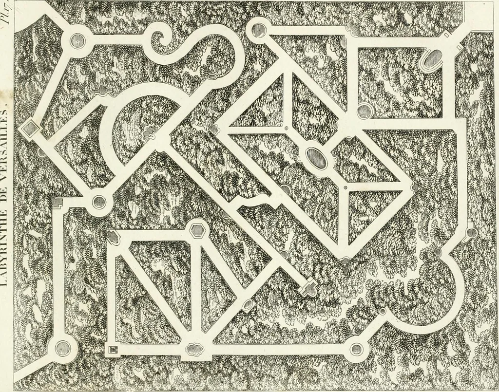 An illustration from Essai sur la composition et l'ornement des jardins : ou, Recueil de plans de jardins de ville et de campagne, de fabriques propres à leur décoration, et de machines pour élever les eaux ; ouvrage faisant suite à l'Almanach du bon jardinier, 1823, leaf 111