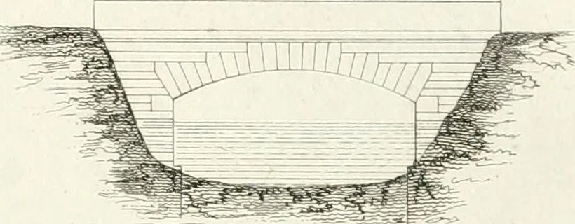 An illustration from Essai sur la composition et l'ornement des jardins : ou, Recueil de plans de jardins de ville et de campagne, de fabriques propres à leur décoration, et de machines pour élever les eaux ; ouvrage faisant suite à l'Almanach du bon jardinier, 1823, leaf 117