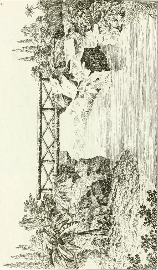 An illustration from Essai sur la composition et l'ornement des jardins : ou, Recueil de plans de jardins de ville et de campagne, de fabriques propres à leur décoration, et de machines pour élever les eaux ; ouvrage faisant suite à l'Almanach du bon jardinier, 1823, leaf 121