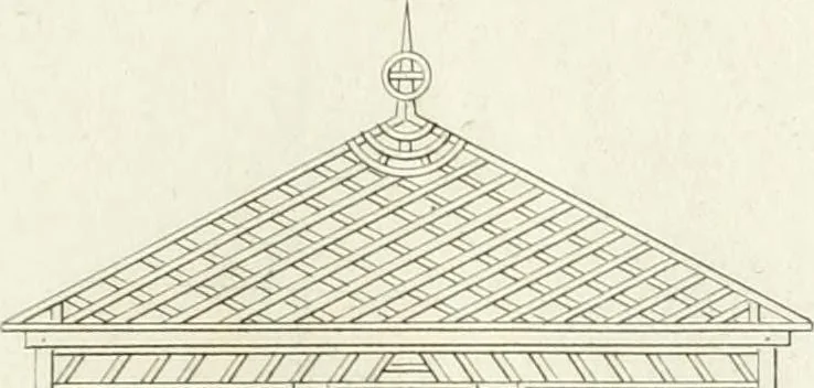An illustration from Essai sur la composition et l'ornement des jardins : ou, Recueil de plans de jardins de ville et de campagne, de fabriques propres à leur décoration, et de machines pour élever les eaux ; ouvrage faisant suite à l'Almanach du bon jardinier, 1823, leaf 165