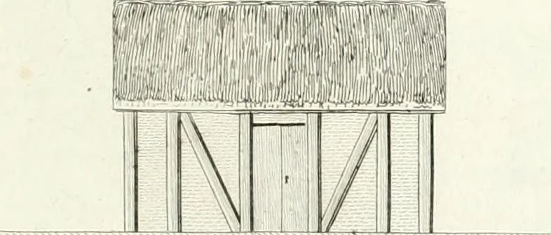 An illustration from Essai sur la composition et l'ornement des jardins : ou, Recueil de plans de jardins de ville et de campagne, de fabriques propres à leur décoration, et de machines pour élever les eaux ; ouvrage faisant suite à l'Almanach du bon jardinier, 1823, leaf 177