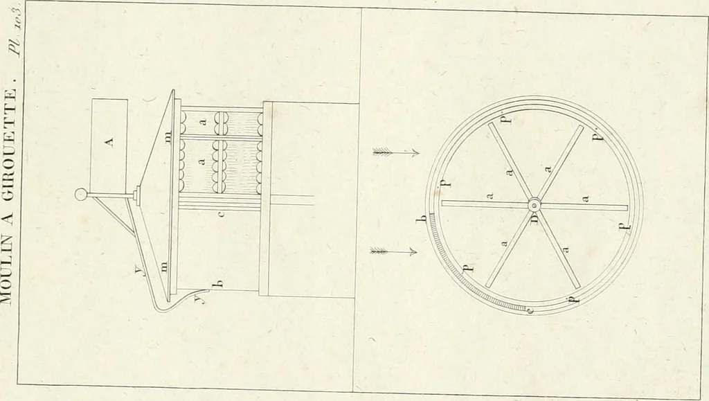 An illustration from Essai sur la composition et l'ornement des jardins : ou, Recueil de plans de jardins de ville et de campagne, de fabriques propres à leur décoration, et de machines pour élever les eaux ; ouvrage faisant suite à l'Almanach du bon jardinier, 1823, leaf 235
