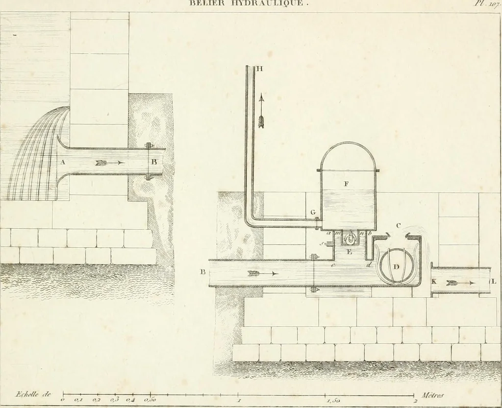 An illustration from Essai sur la composition et l'ornement des jardins : ou, Recueil de plans de jardins de ville et de campagne, de fabriques propres à leur décoration, et de machines pour élever les eaux ; ouvrage faisant suite à l'Almanach du bon jardinier, 1823, leaf 241