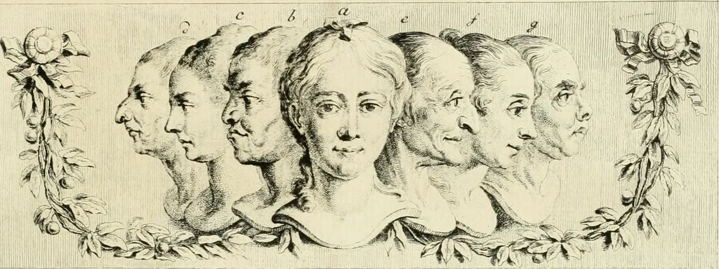 An illustration from Essai sur la physiognomonie : destiné a faire connoître l'homme & à le faire aimer, 1781, leaf 210