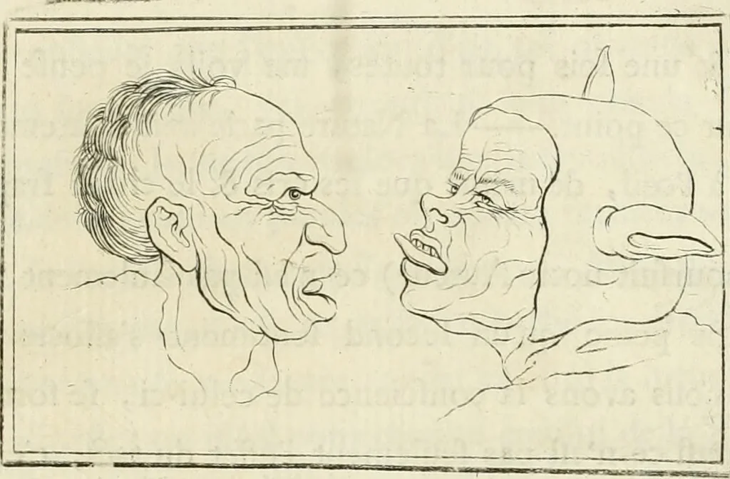 An illustration from Essai sur la physiognomonie : destiné a faire connoître l'homme & à le faire aimer, 1781, leaf 220
