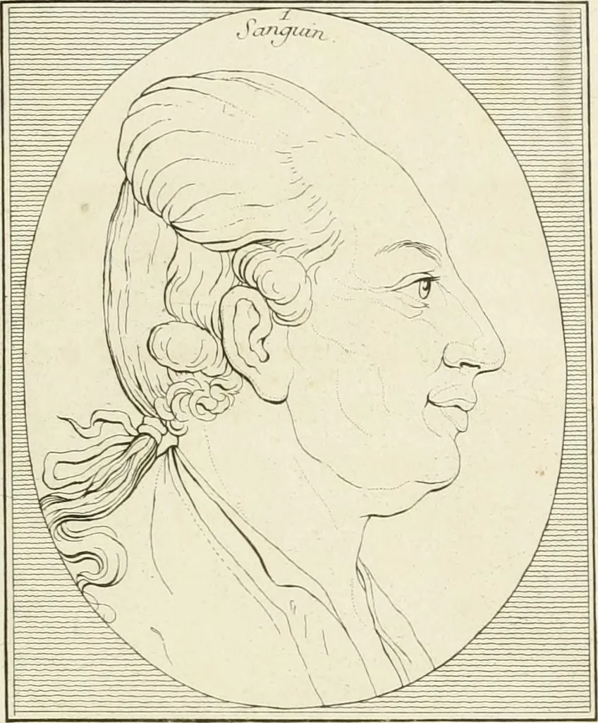 An illustration from Essai sur la physiognomonie : destiné a faire connoître l'homme & à le faire aimer, 1781, leaf 294