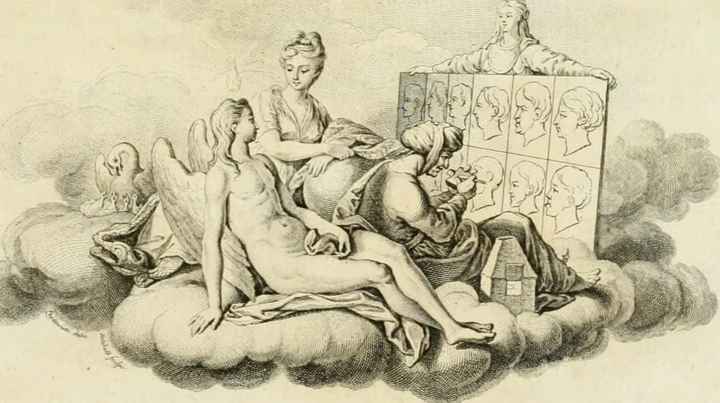 An illustration from Essai sur la physiognomonie : destiné a faire connoître l'homme & à le faire aimer, 1781, leaf 6