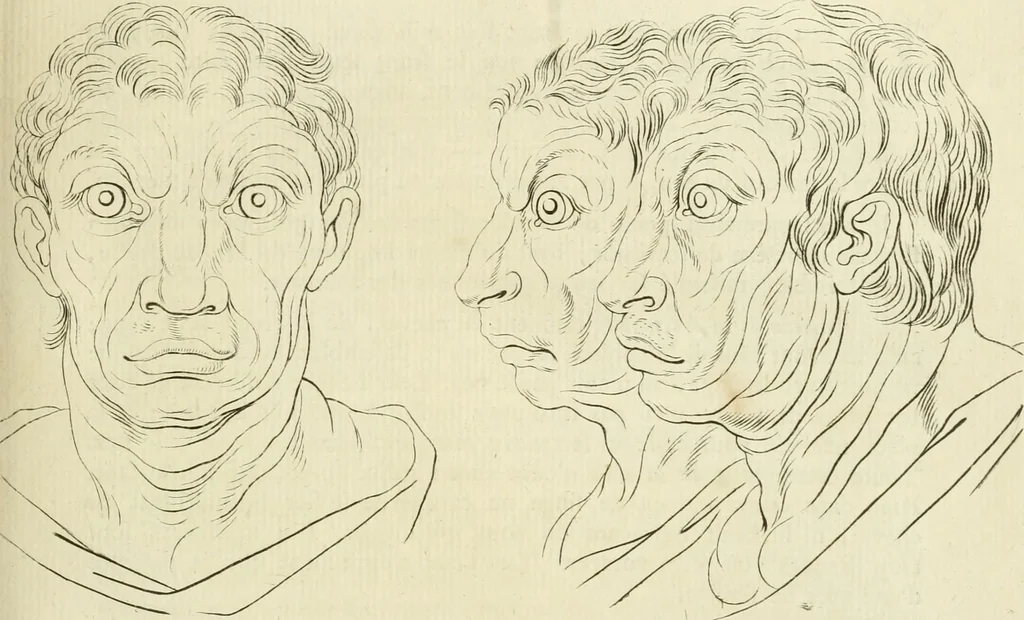An illustration from Essai sur la physiognomonie : destiné a faire connoître l'homme & à le faire aimer, 1781, leaf 150