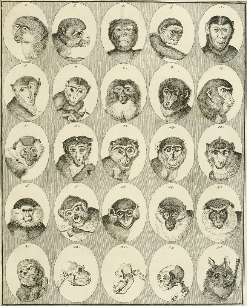 An illustration from Essai sur la physiognomonie : destiné a faire connoître l'homme & à le faire aimer, 1781, leaf 182