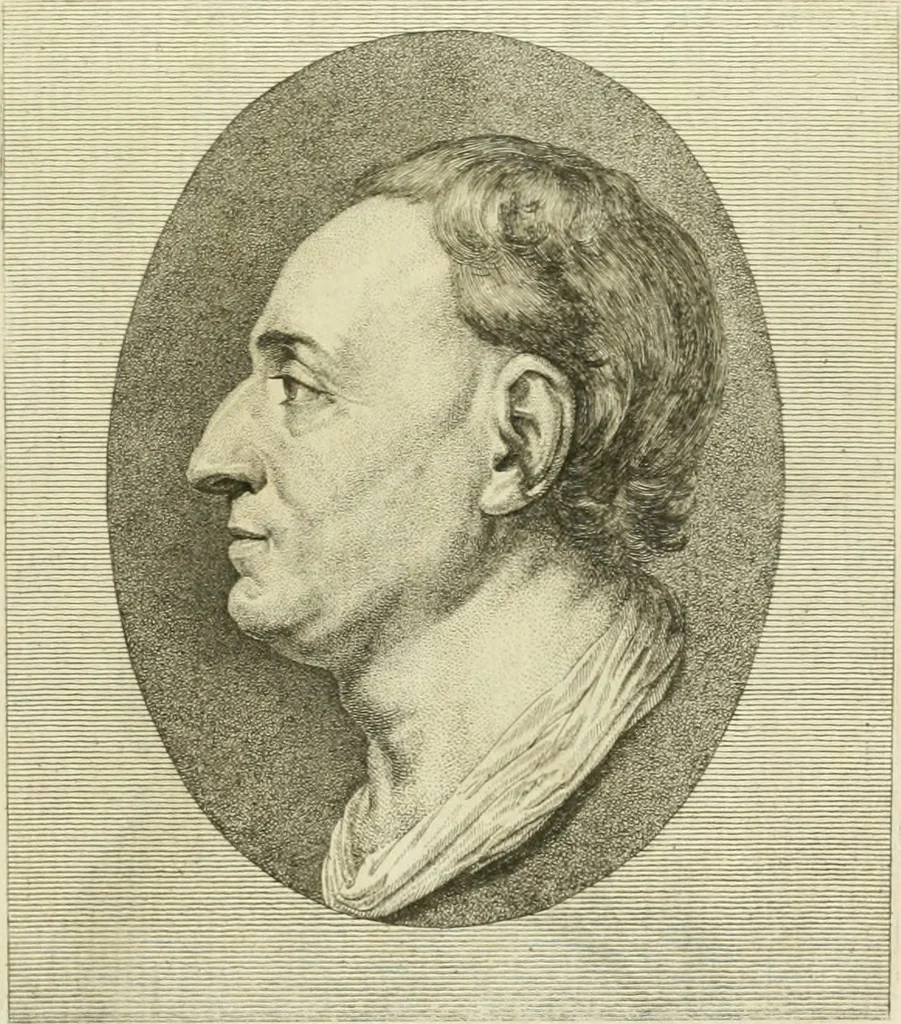 An illustration from Essai sur la physiognomonie : destiné a faire connoître l'homme & à le faire aimer, 1781, leaf 356