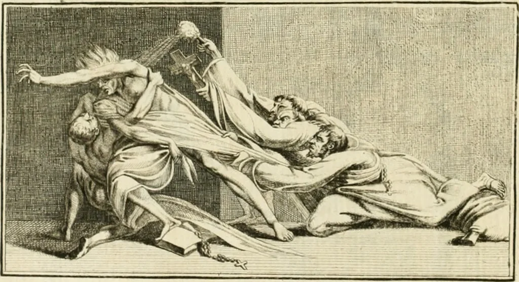 An illustration from Essai sur la physiognomonie : destiné a faire connoître l'homme & à le faire aimer, 1781, leaf 383