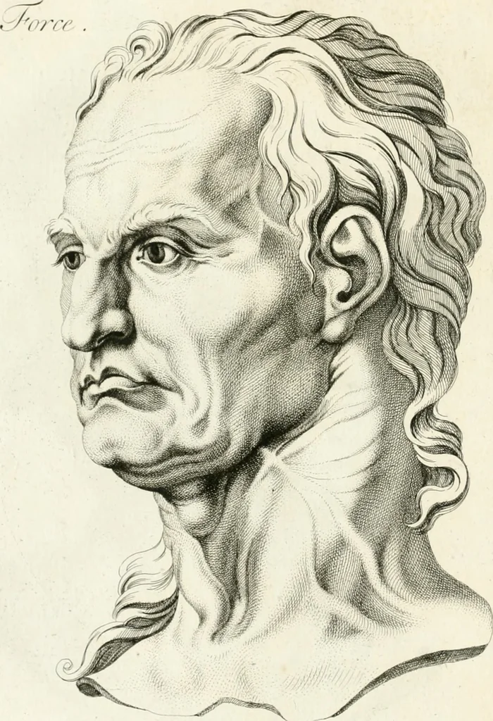 An illustration from Essai sur la physiognomonie : destiné a faire connoître l'homme & à le faire aimer, 1781, leaf 139