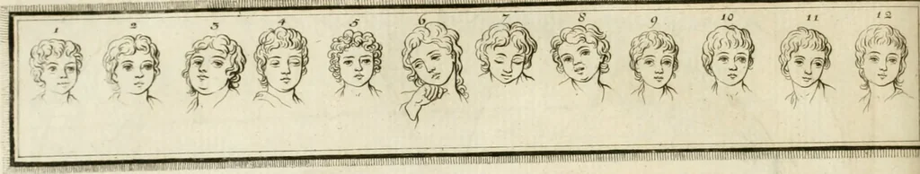 An illustration from Essai sur la physiognomonie : destiné a faire connoître l'homme & à le faire aimer, 1781, leaf 169