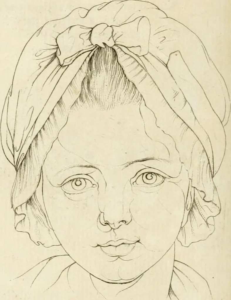 An illustration from Essai sur la physiognomonie : destiné a faire connoître l'homme & à le faire aimer, 1781, leaf 181