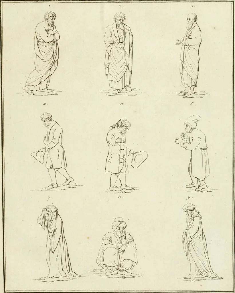 An illustration from Essai sur la physiognomonie : destiné a faire connoître l'homme & à le faire aimer, 1781, leaf 222