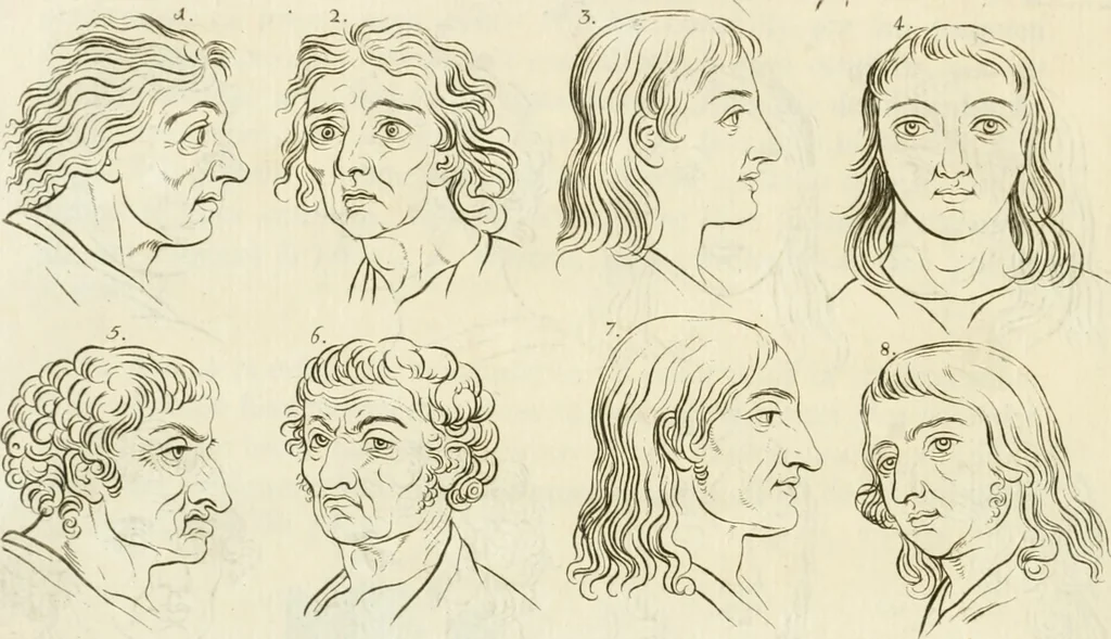 An illustration from Essai sur la physiognomonie : destiné a faire connoître l'homme & à le faire aimer, 1781, leaf 117