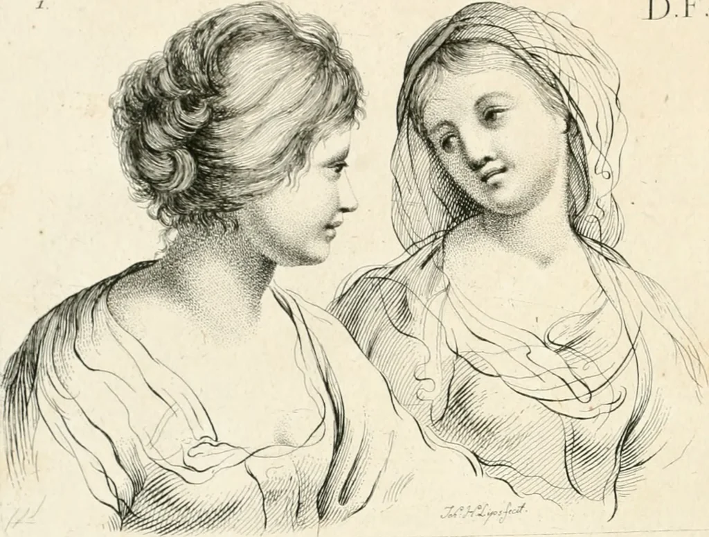An illustration from Essai sur la physiognomonie : destiné a faire connoître l'homme & à le faire aimer, 1781, leaf 155