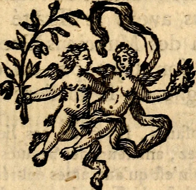 An illustration from Essai sur le beau : augmentée de six discours : sur le modus, sur le decorum, sur les graces, sur l'amour du beau, sur l'amour désintéressé, 1770, leaf 170