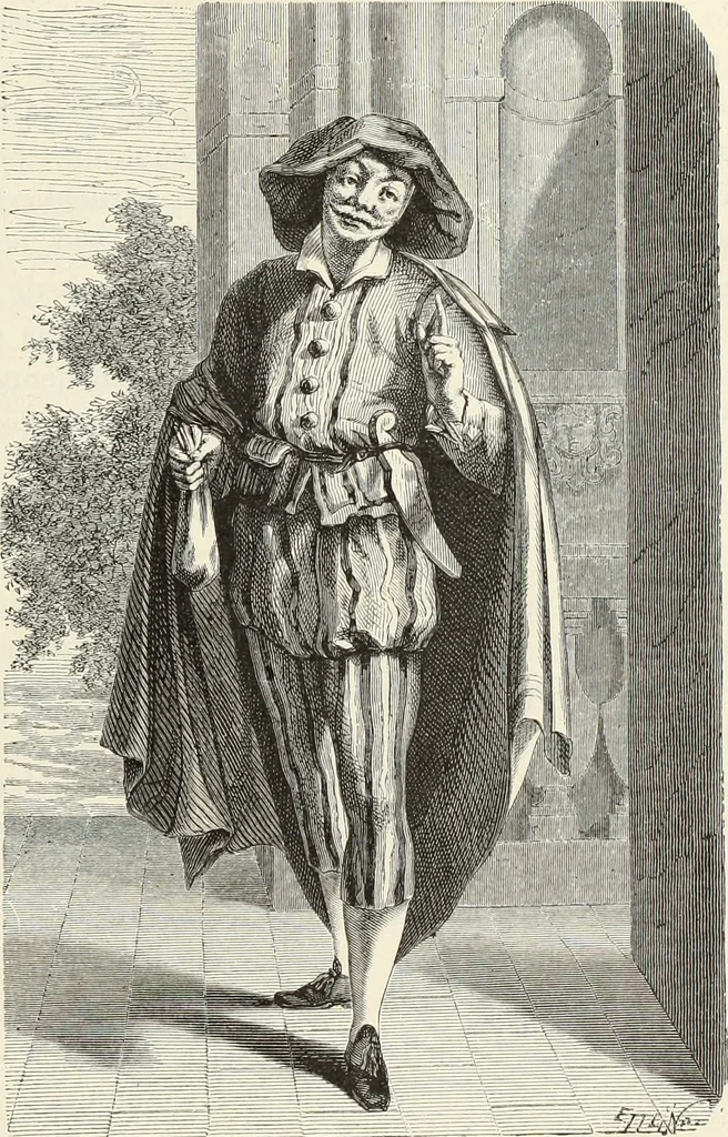 An illustration from Essai sur l'histoire du théâtre : la mise en scène, le décor, le costume, l'architecture, l'éclairage, l'hygiène, 1893, leaf 194