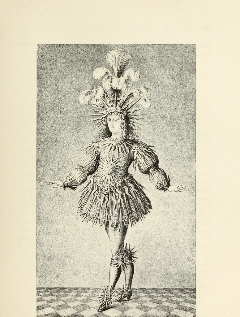An illustration from Essai sur l'histoire du théâtre : la mise en scène, le décor, le costume, l'architecture, l'éclairage, l'hygiène, 1893, leaf 246