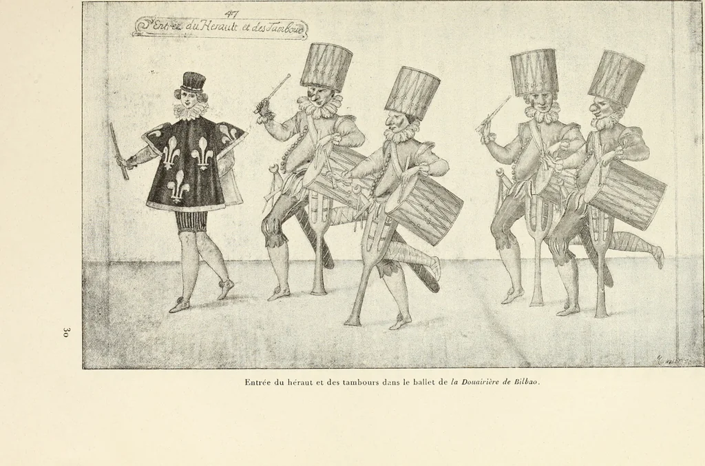 An illustration from Essai sur l'histoire du théâtre : la mise en scène, le décor, le costume, l'architecture, l'éclairage, l'hygiène, 1893, leaf 250