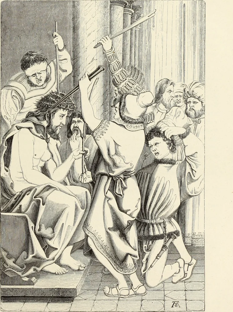 An illustration from Essai sur l'histoire du théâtre : la mise en scène, le décor, le costume, l'architecture, l'éclairage, l'hygiène, 1893, leaf 28