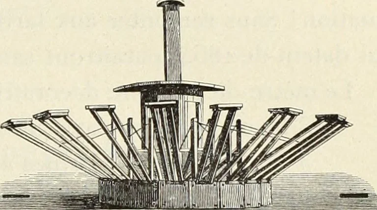 An illustration from Essai sur l'histoire du théâtre : la mise en scène, le décor, le costume, l'architecture, l'éclairage, l'hygiène, 1893, leaf 354