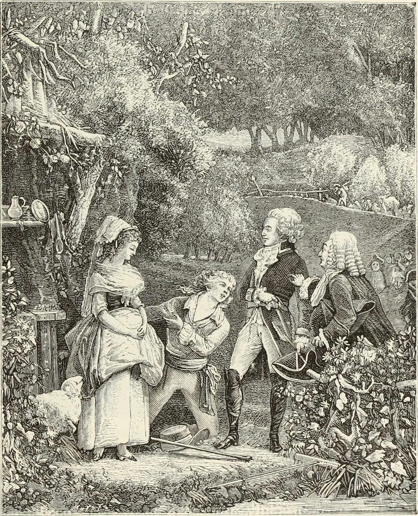 An illustration from Essai sur l'histoire du théâtre : la mise en scène, le décor, le costume, l'architecture, l'éclairage, l'hygiène, 1893, leaf 432