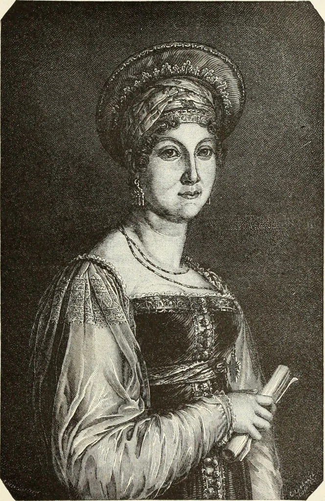 An illustration from Essai sur l'histoire du théâtre : la mise en scène, le décor, le costume, l'architecture, l'éclairage, l'hygiène, 1893, leaf 588