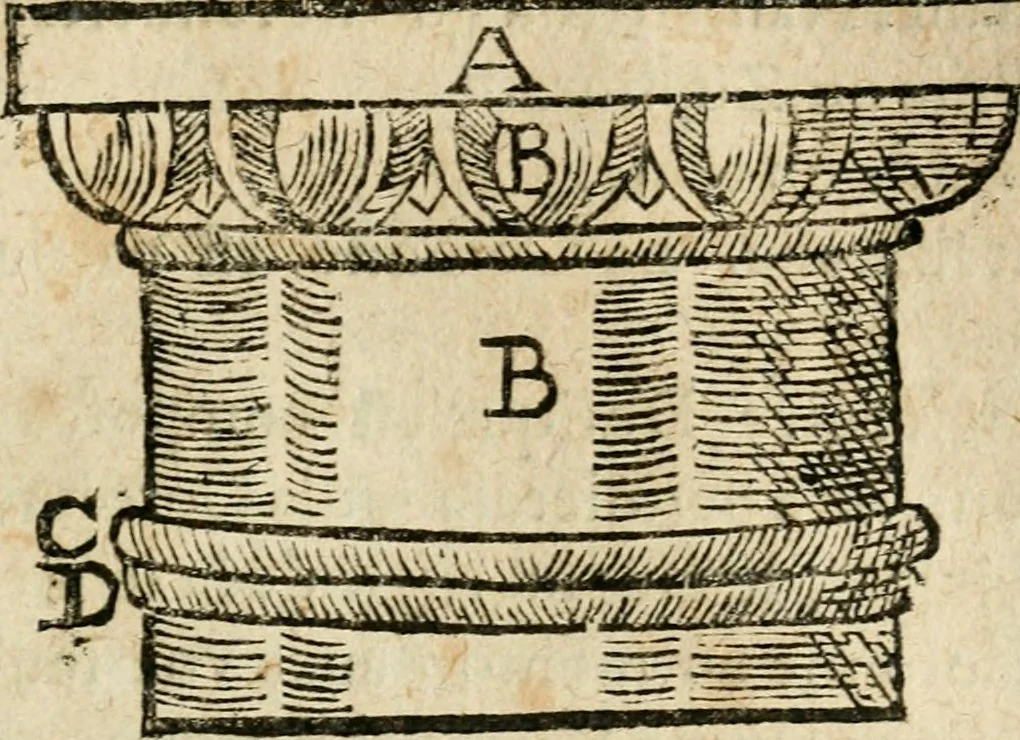 An illustration from Essay des merveilles de natvre et des plvs nobles actifices. Piece tres necessaire, à tous ceux qui font profession d'eloquence, 1636, leaf 446