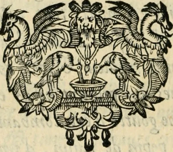 An illustration from Essay des merveilles de natvre, et des plvs nobles artifices. Piece tres-necessaire, à tous ceux qui font profession d'eloquence, 1625, leaf 181